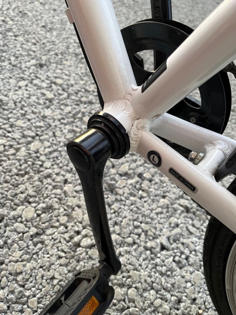 ★ドライドR★人気！24インチ　子供用　自転車　変速　ホワイト　引き取り限定