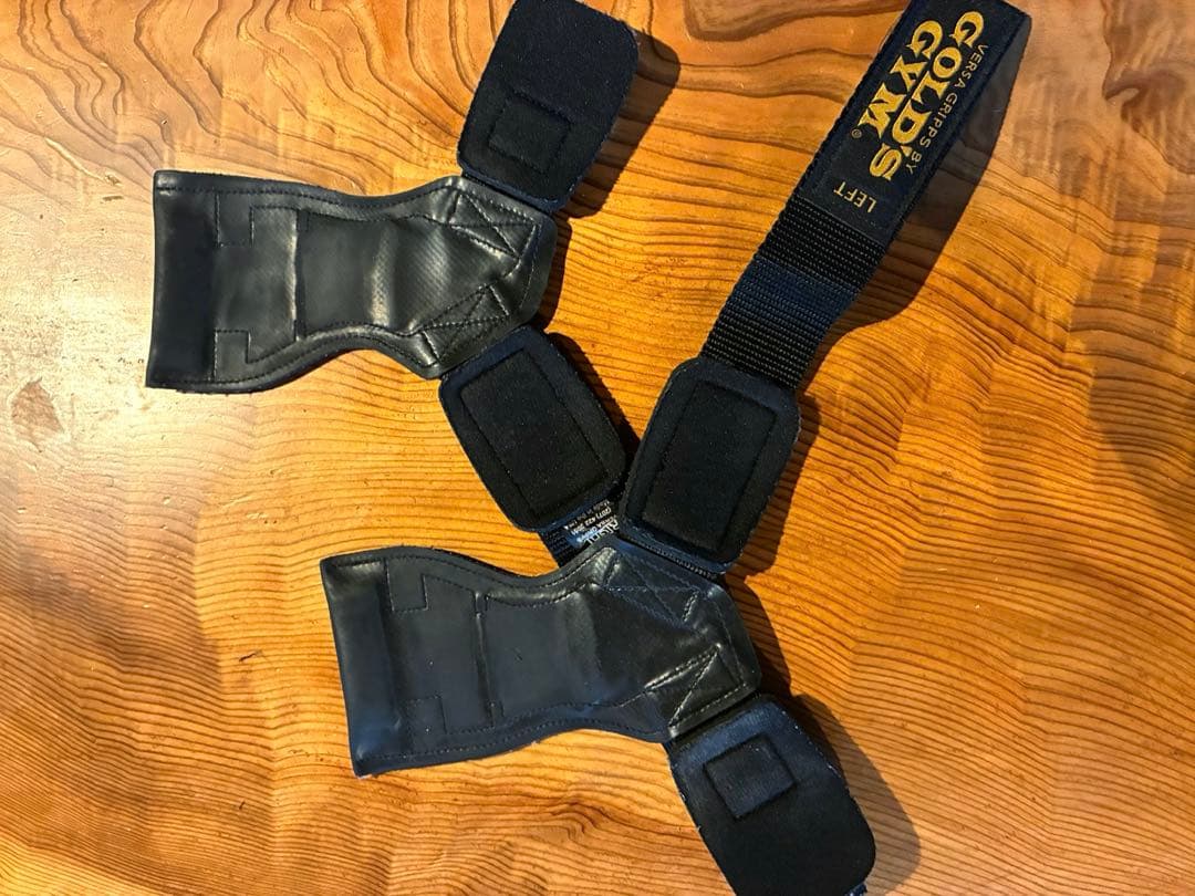 【美品】GOLD'S GYM パワーグリッププロ Mサイズ
