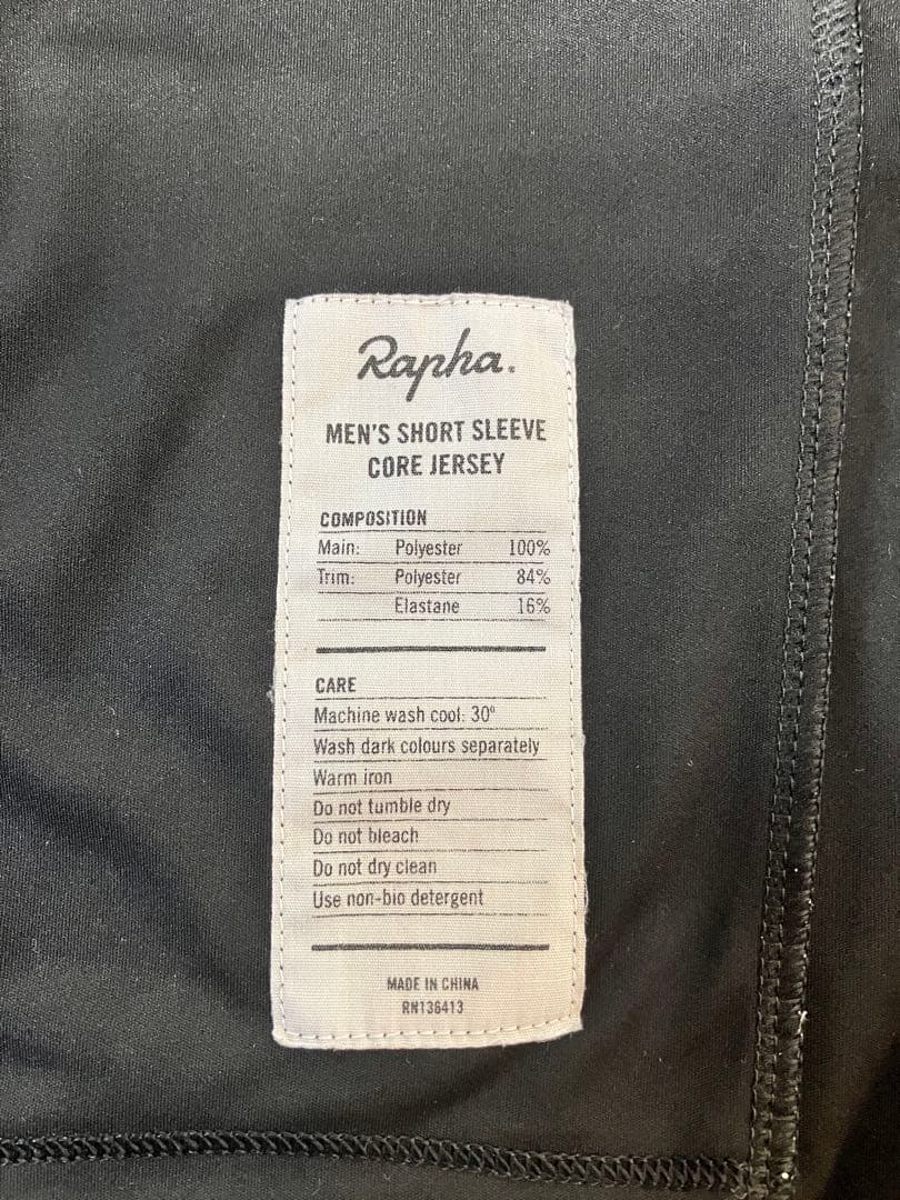 Rapha ショートスリーブコアジャージ M ブラック