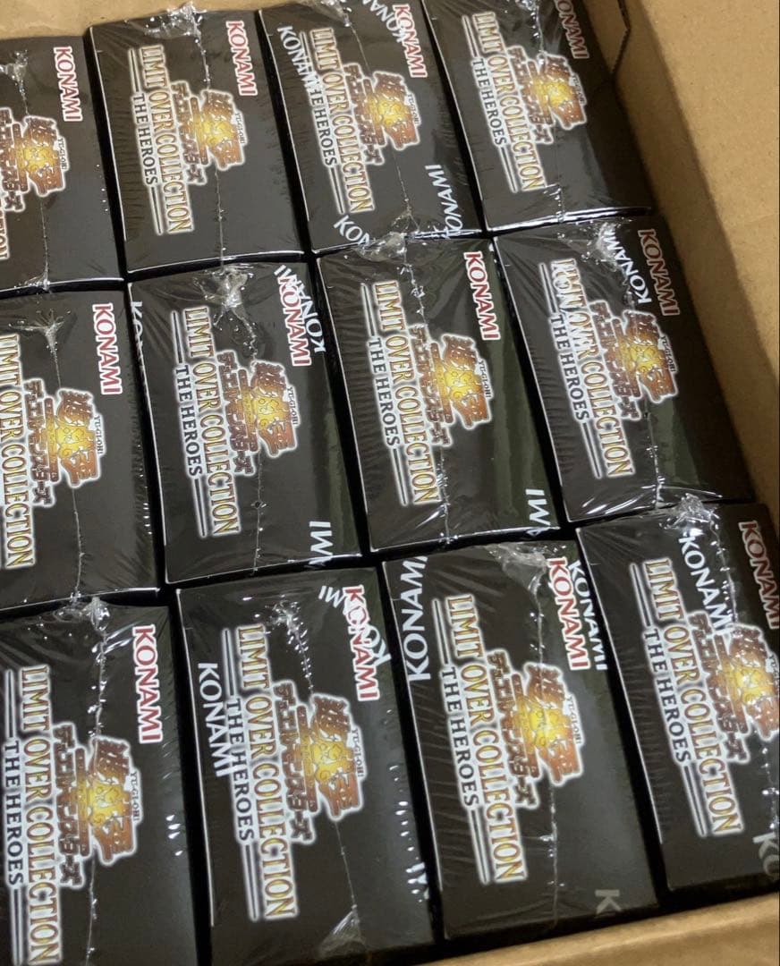 遊戯王 LIMIT OVER 新品未開封12BOXプロモ3パック シュリンク有り