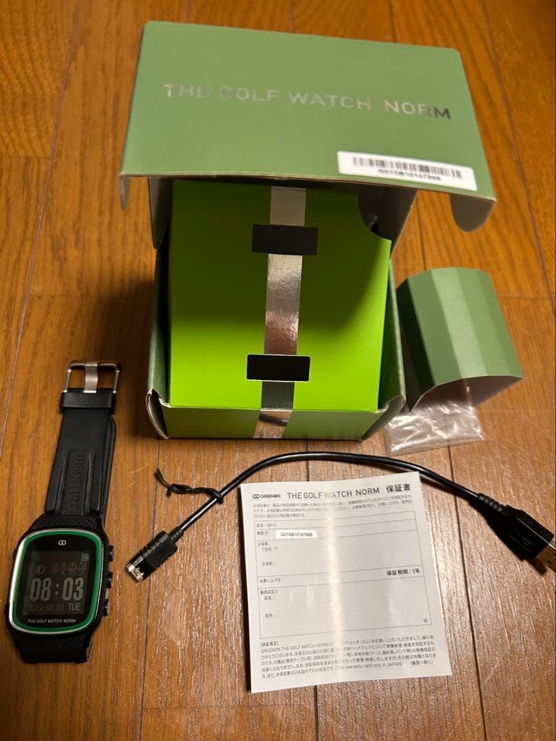 ゴルフウォッチノルムプラスTHE GOLF WATCH NORM GPSウォッチ