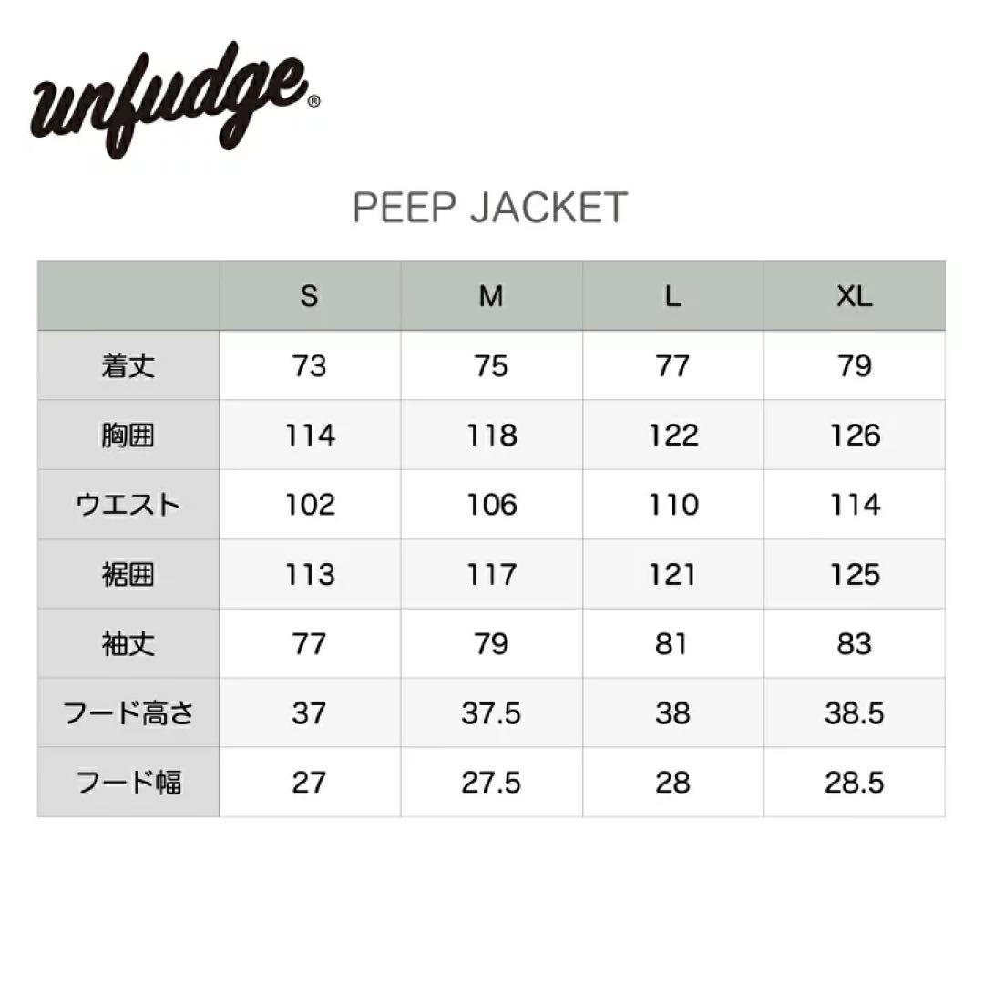 unfudge peep Jacket アンファッジ ピープジャケット L