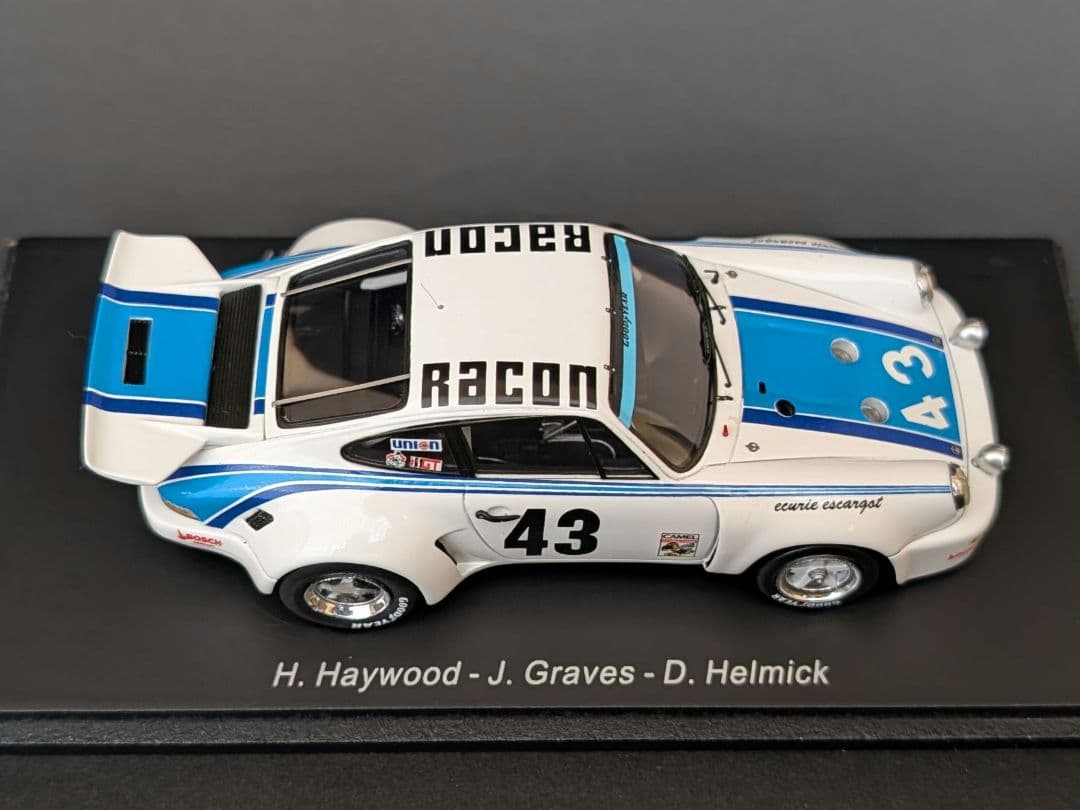 スパーク 1/43 ポルシェ 911 RSR 1977年 デイトナ24時間 優勝