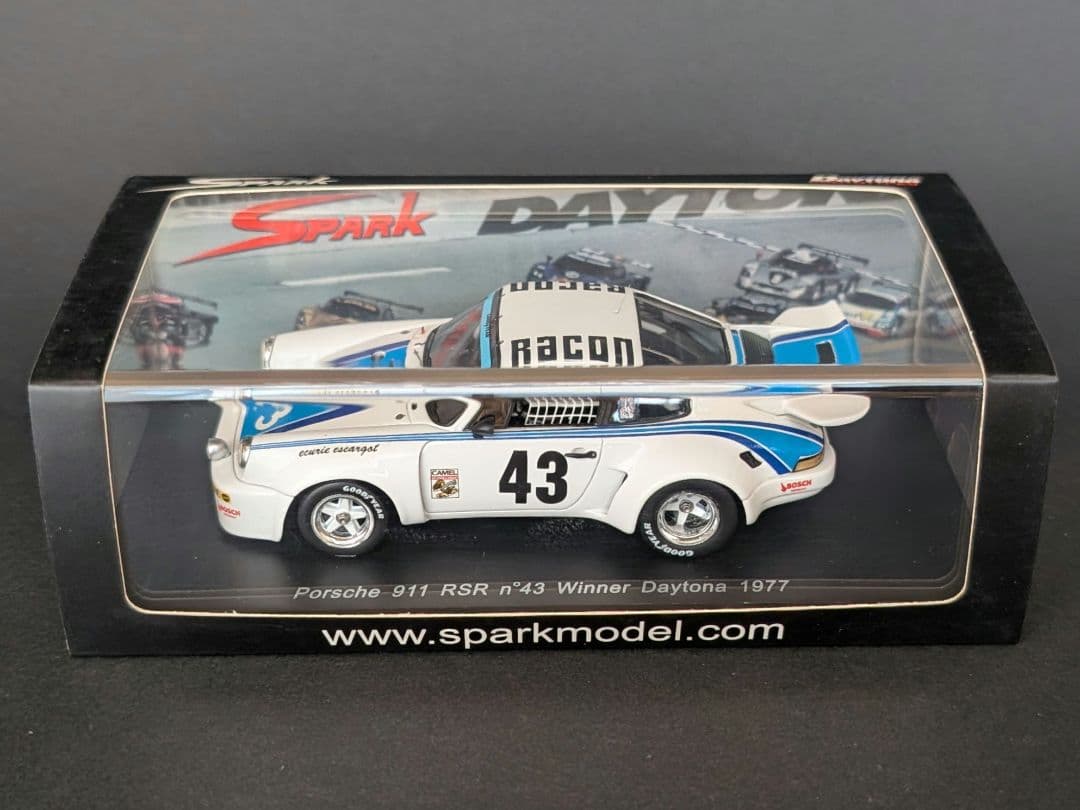 スパーク 1/43 ポルシェ 911 RSR 1977年 デイトナ24時間 優勝