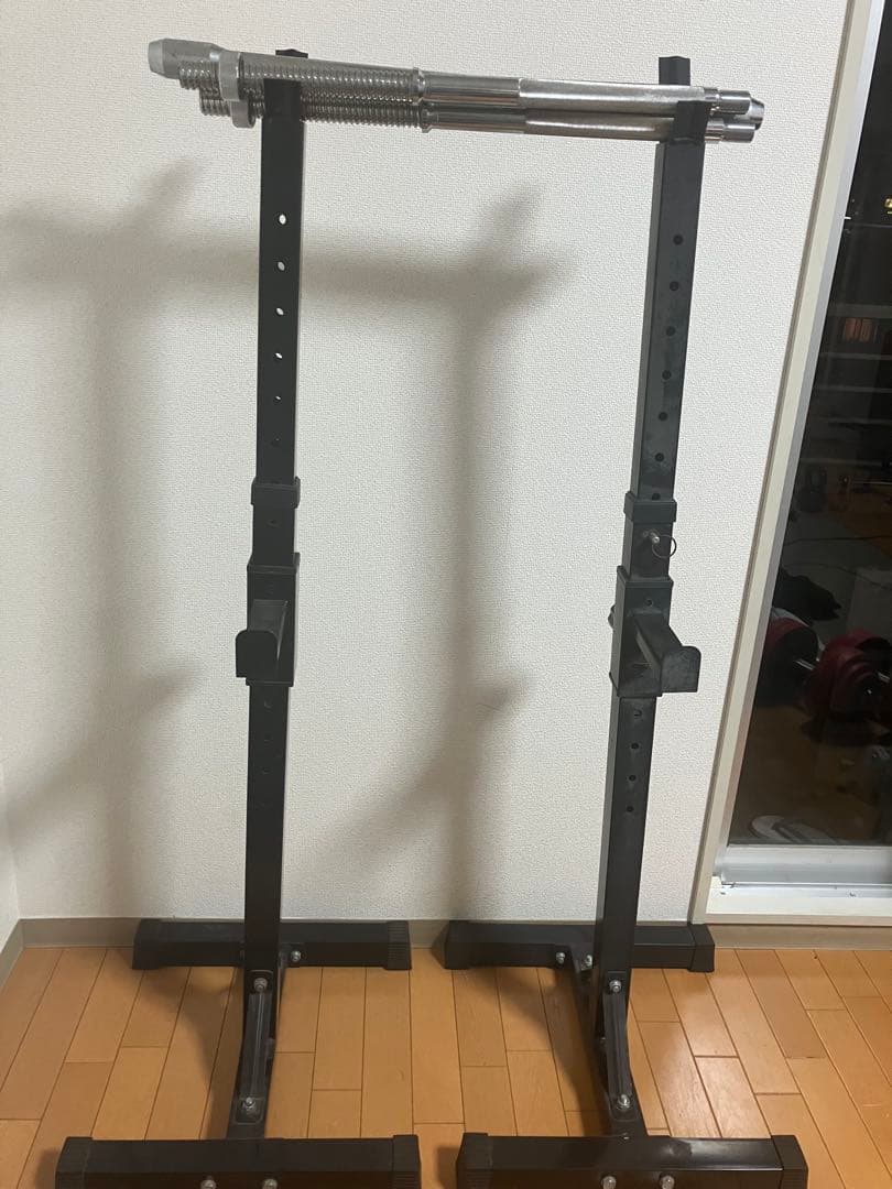 の*け様 【引取or着払オークション】懸垂・可変ベンチ・ダンベル 30kgX2・