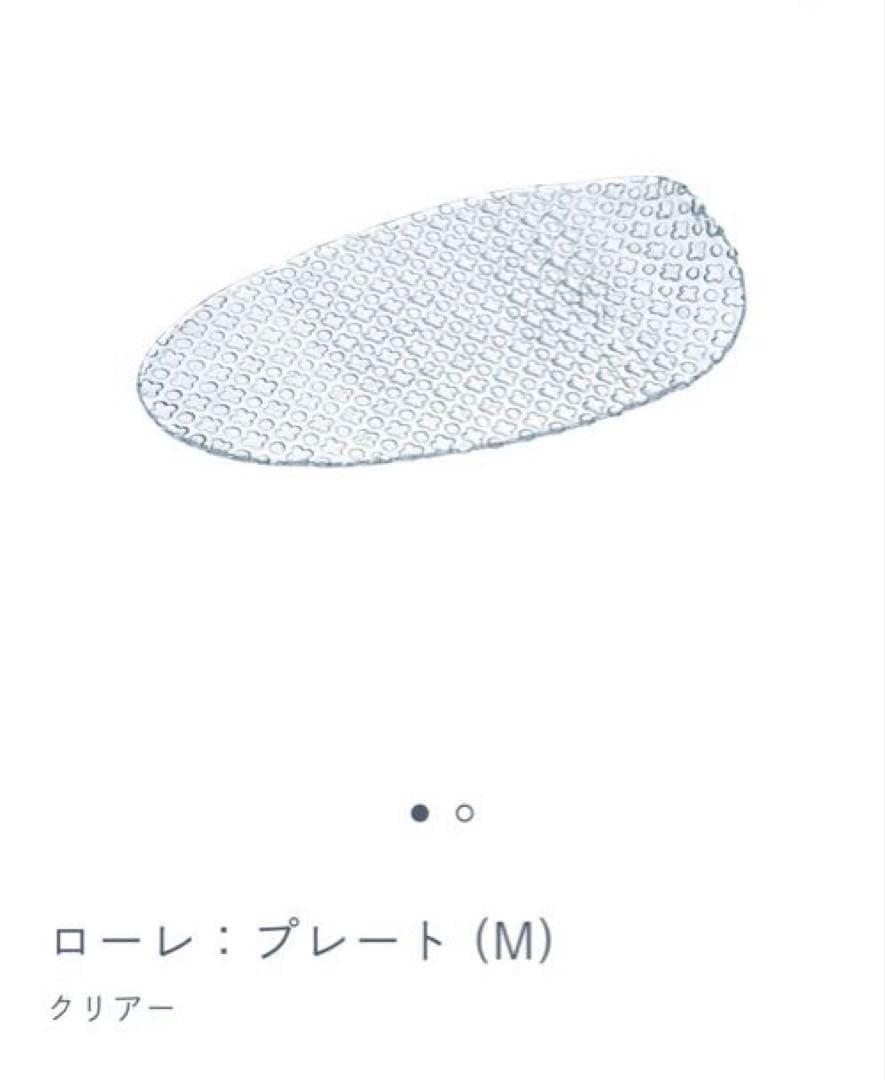 スガハラ ローレ プレート クリア M Sghr 4枚セット