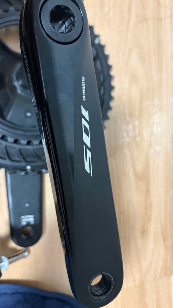 【美品】Shimano105クランクセッ 50-34　165mmFC-R7000