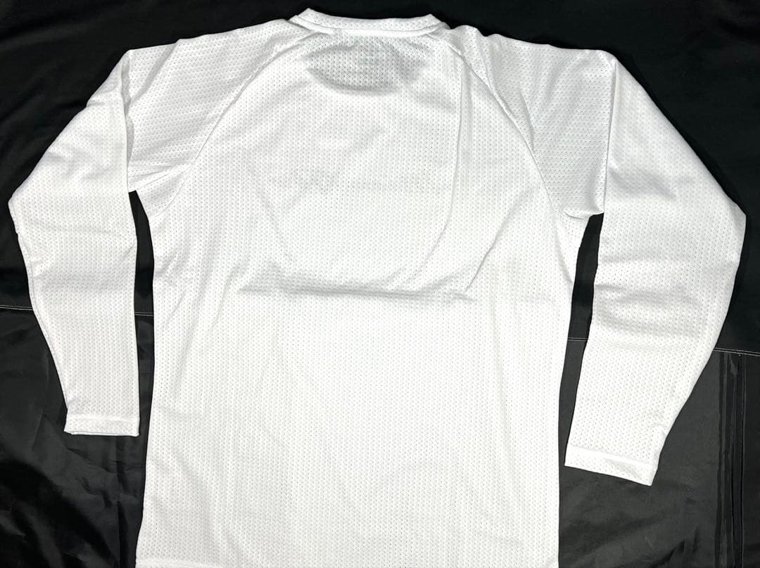 【ミズノプロ】 KUGEKI ロングTシャツ ホワイト XO 12JABT76