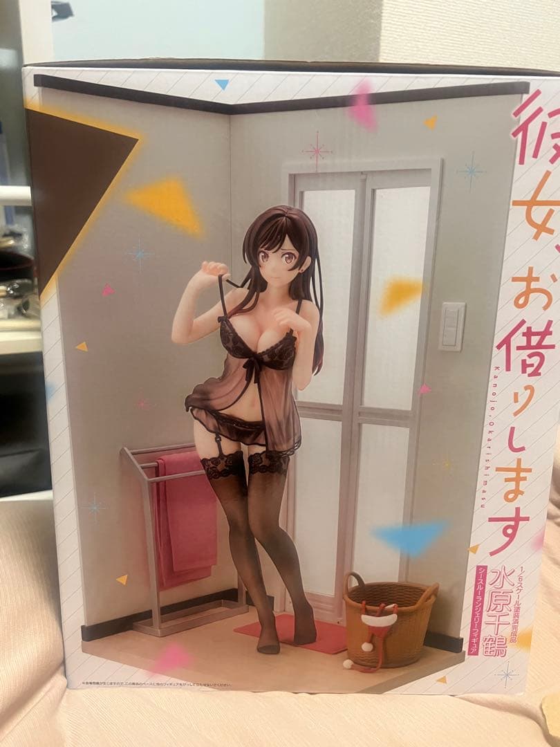 【箱入り娘】 水原千鶴シースルーランジェリー (黒) 1/6 完成品フィギュア