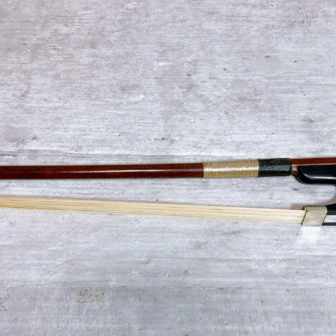 新品張り替え済み! SUGITO 杉藤　コントラバス　弓　弦楽器