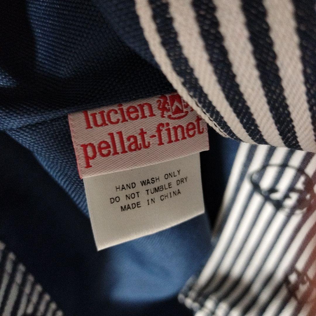 新品lucienpellatfinetストライプスカルビッグトートバッグ