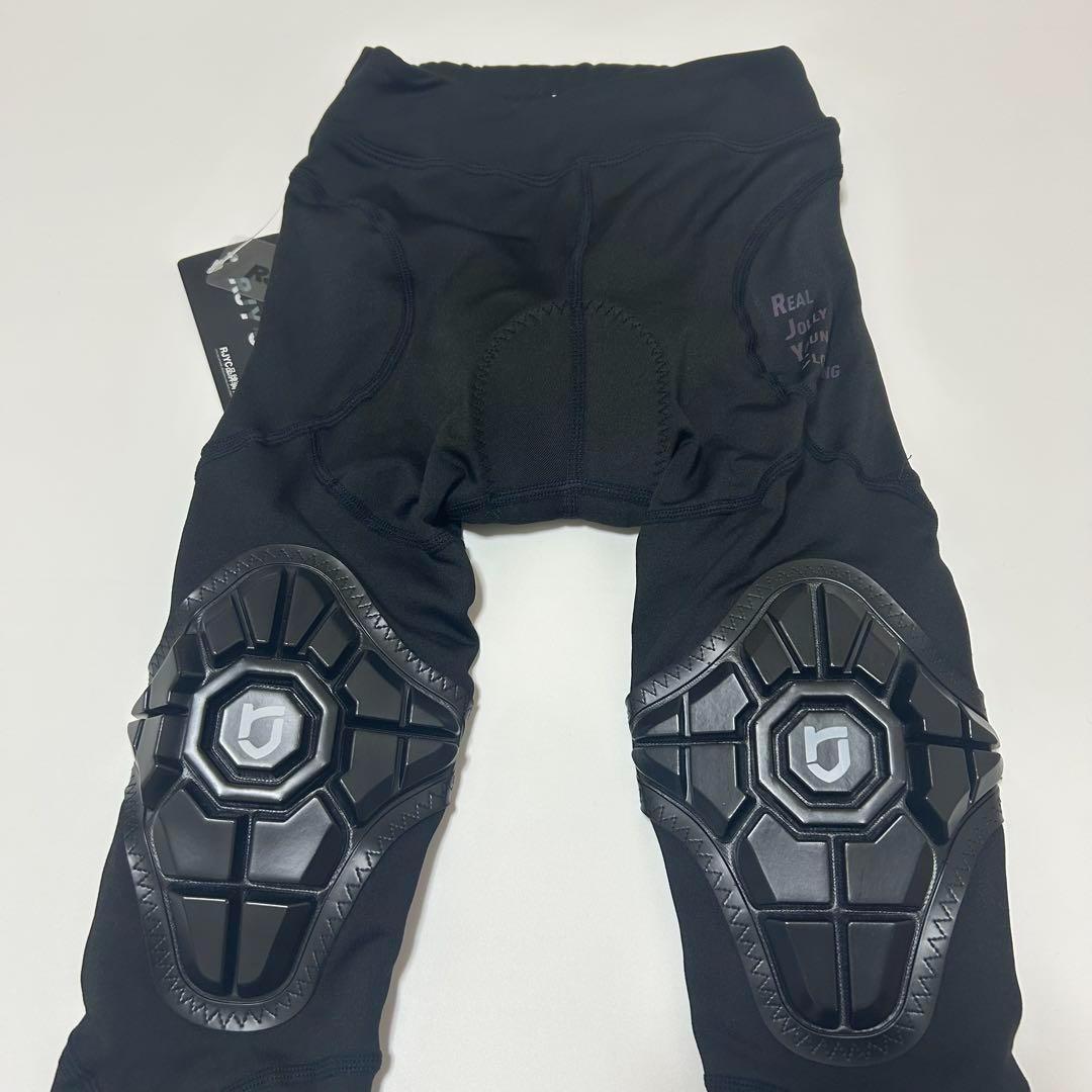 冬用 裏起毛 サイクルパンツ プロテクター ランバイク ストライダー Mサイズ
