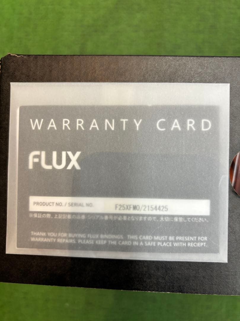 FLUX F25XFMO オレンジ ビンディング M新品