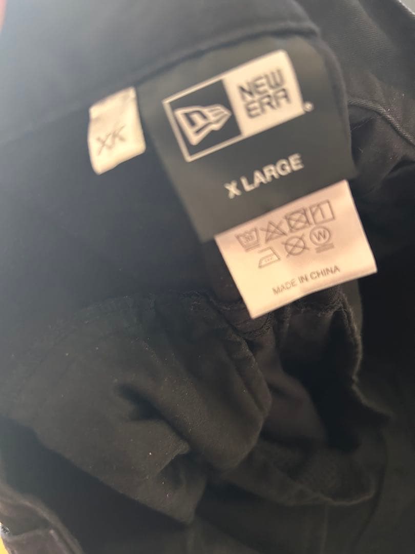 ニューエラ　テーパードストレッチパンツ　BLACK 未使用洗濯品