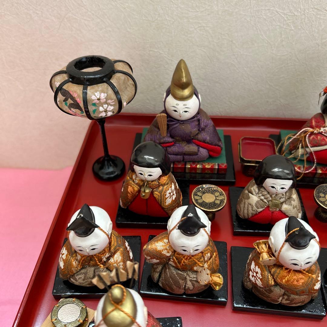 豆雛　雛人形　雛道具　お雛様　昭和レトロ