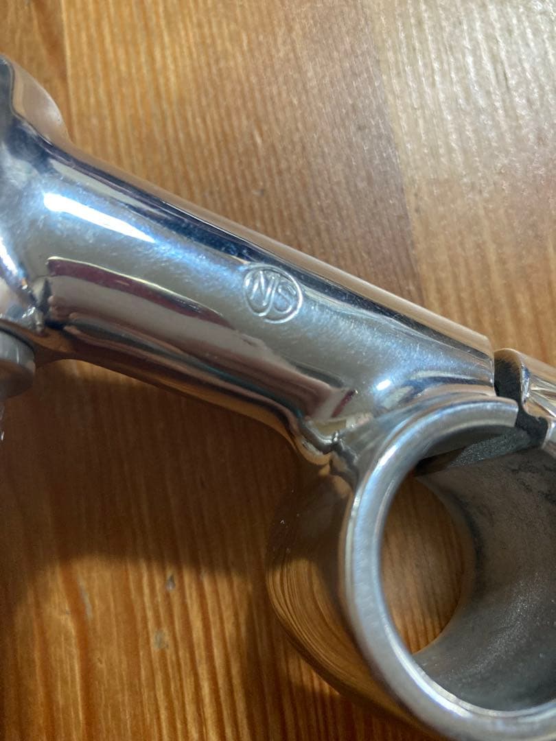希少 NITTO 天返しステム 75mm ピスト njs 刻印 競輪 22.2