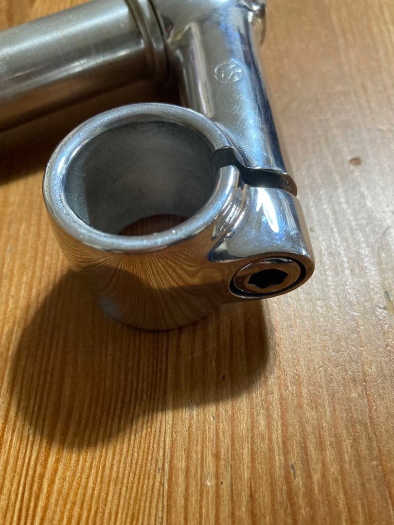 希少 NITTO 天返しステム 75mm ピスト njs 刻印 競輪 22.2