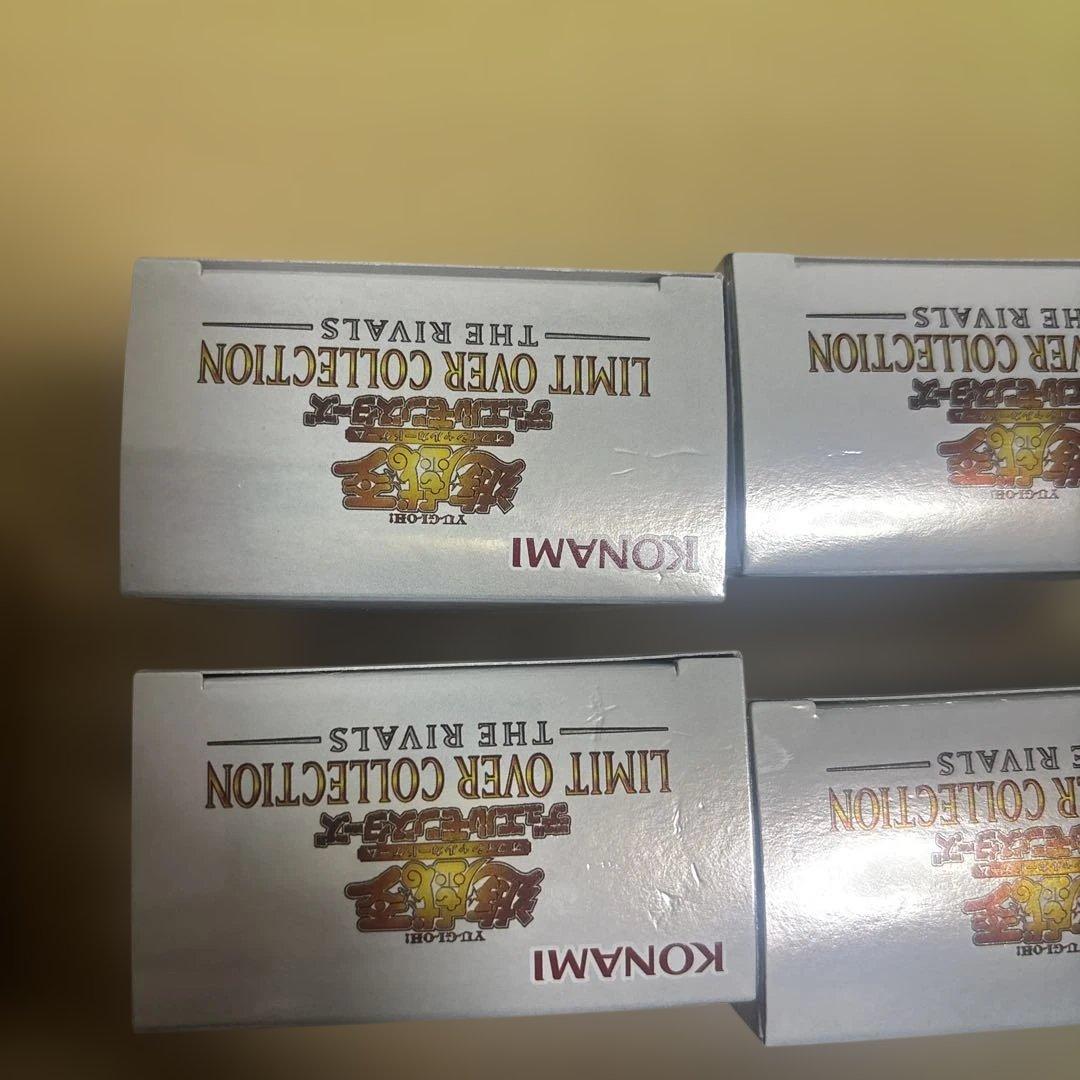 遊戯王リミットオーバーコレクション　ザライバルズ　シュリンク無し6BOX 新品