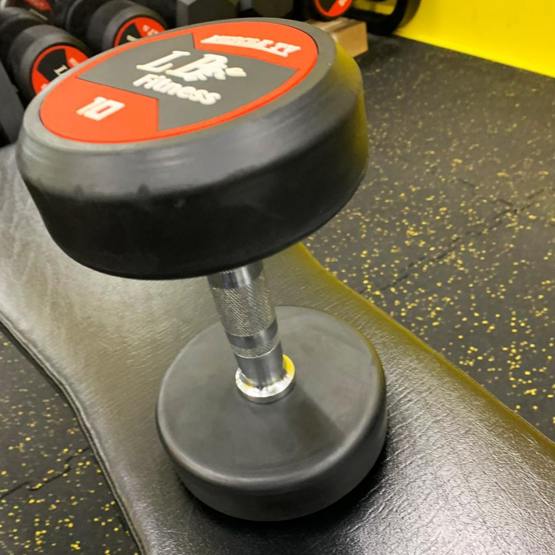 ラバー ダンベル 10kg × 2個 セット