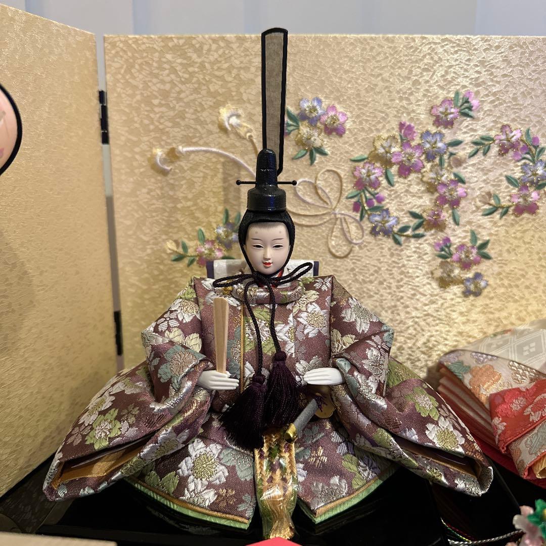 極美品 雛人形 雅泉 雛爛漫 親王飾り 紀州塗り