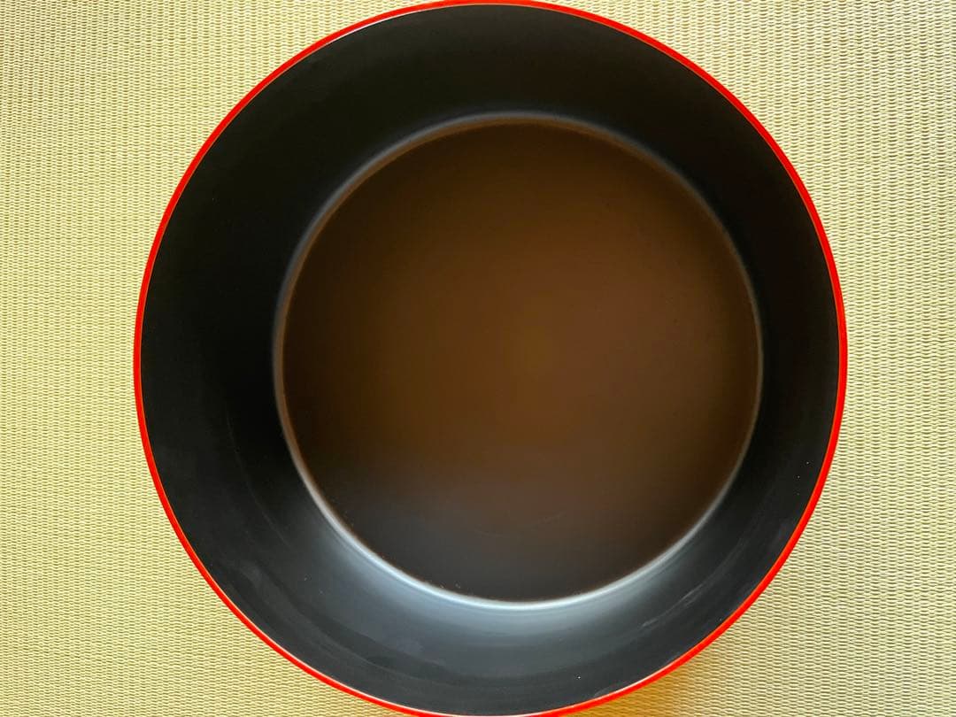 仙台堆朱 朱塗り 漆塗り 漆器 丸型 茶櫃 茶道具 湯呑み茶碗ケース