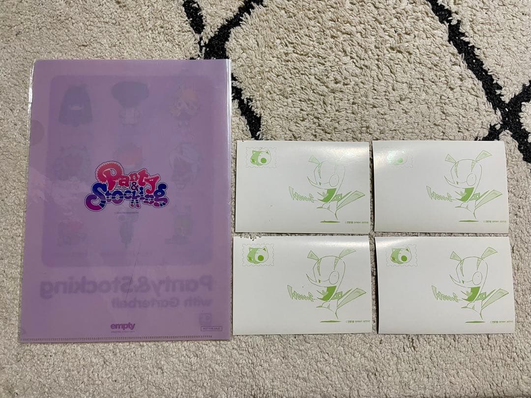 パンティ&ストッキングwithガーターベルト クリアファイル、ポストカードセット
