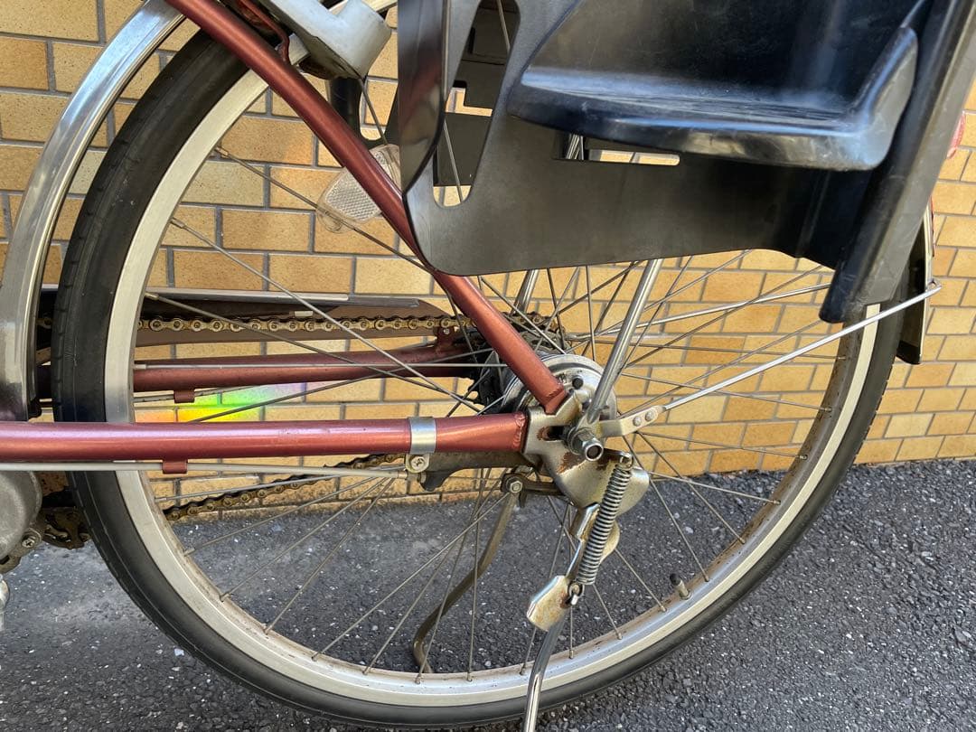 電動アシスト自転車 チャイルドシート付き ブラウン⚠️注意⚠️引き取り限定⚠️