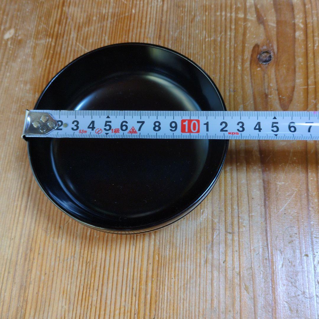 漆器製　黒　膳セット　お盆付き　計5セット