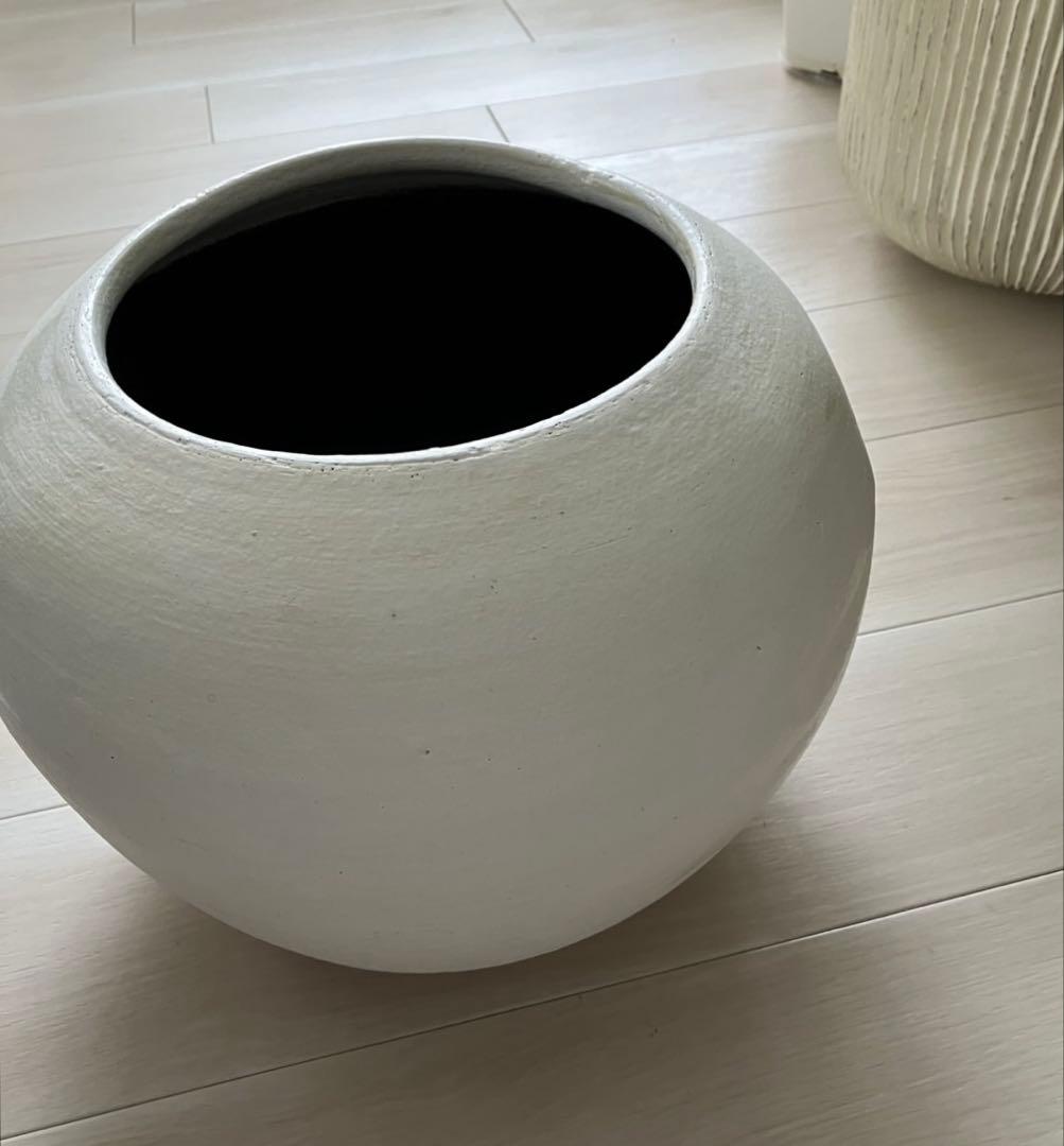 未使用❣️おしゃれ❣️大型プランター　底穴有り❣️鉢カバーホテルライク　観葉植物