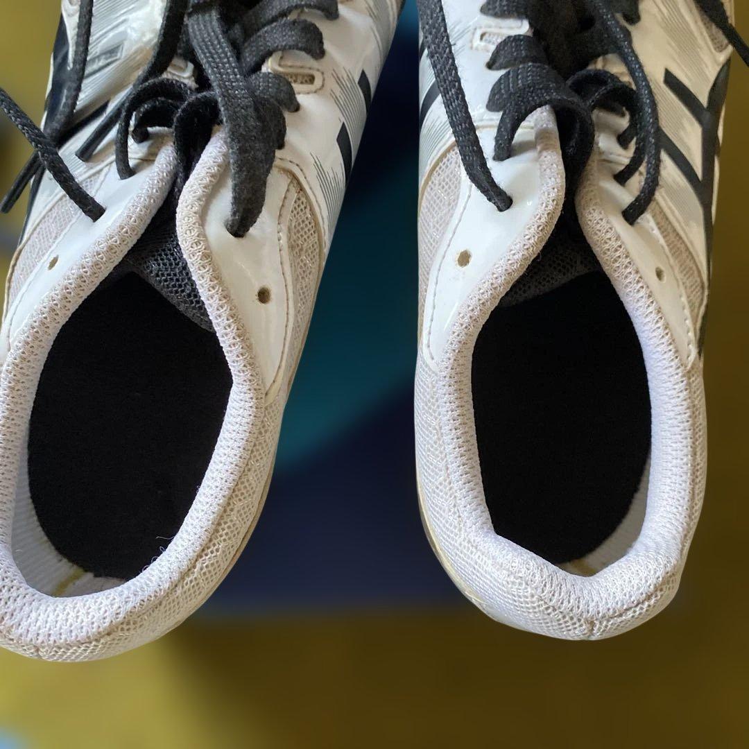 【陸上スパイク部品⭐︎付き】ASICS スパイクシューズ ホワイト/グレー　24㌢
