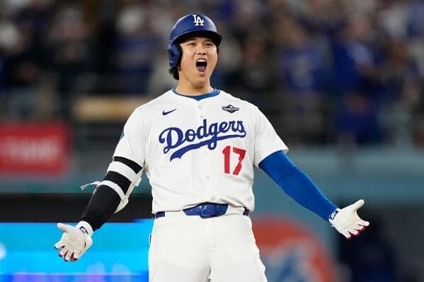 大谷翔平 山本由伸 佐々木朗希 ドジャース 2024連覇記念キャップ MLB公式