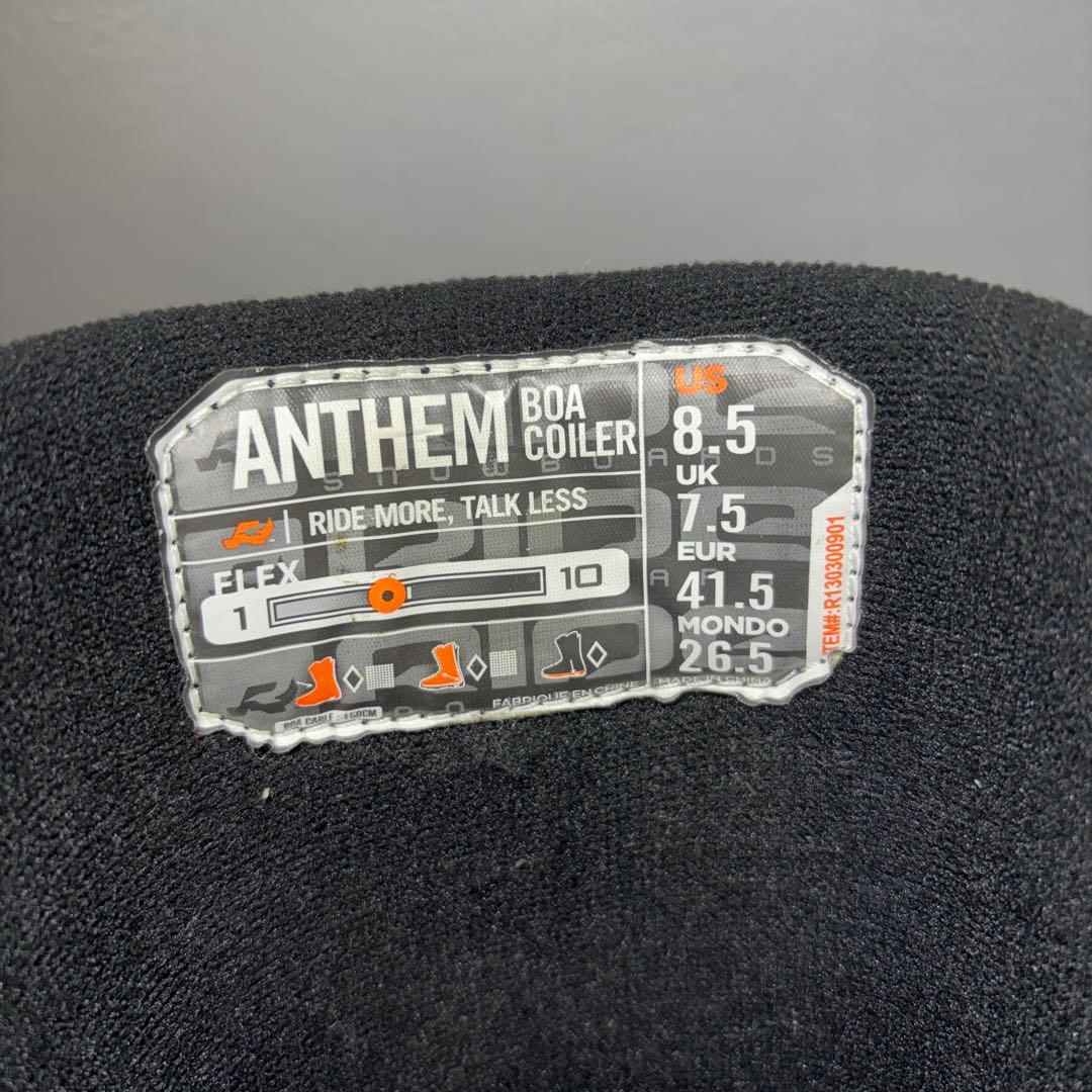 ANTHEM ブラック スノーボードボアブーツ