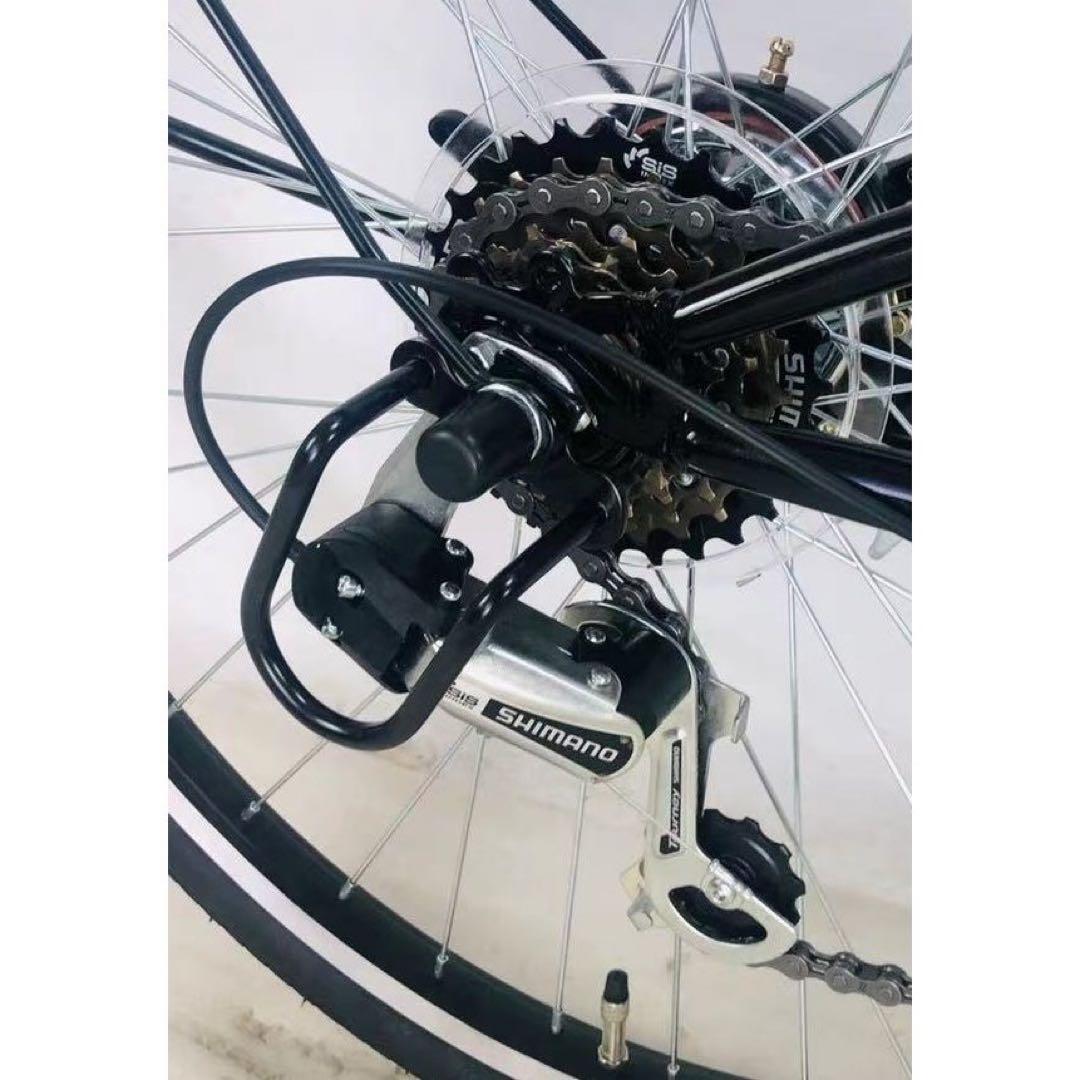 自転車 シティサイクル クロスバイク キッズ ジュニア 24シマノ 6段変速新品