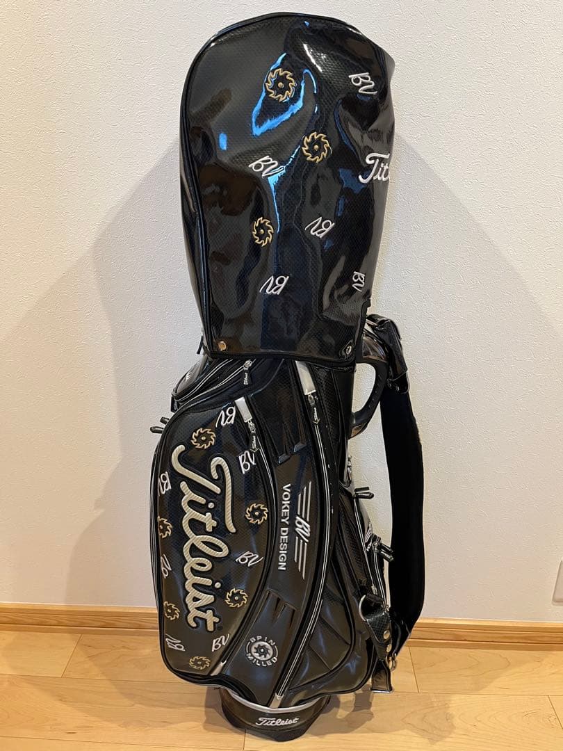 Titleist Vokey Design エナメル キャディバッグ 黒