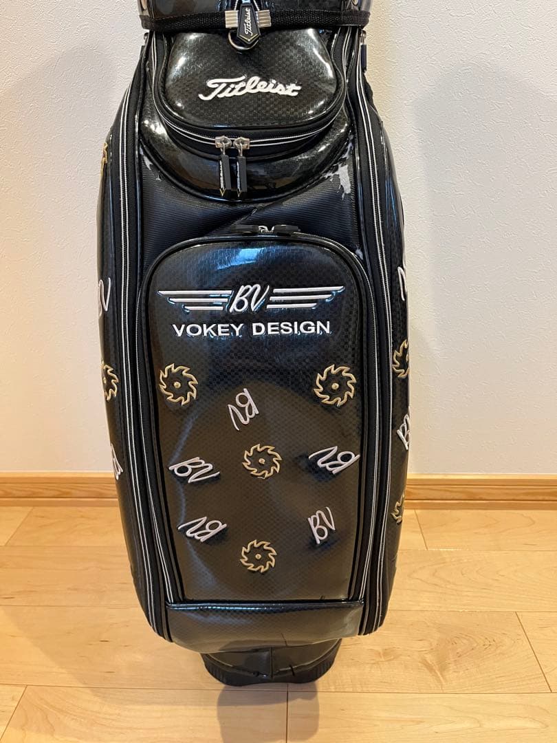 Titleist Vokey Design エナメル キャディバッグ 黒