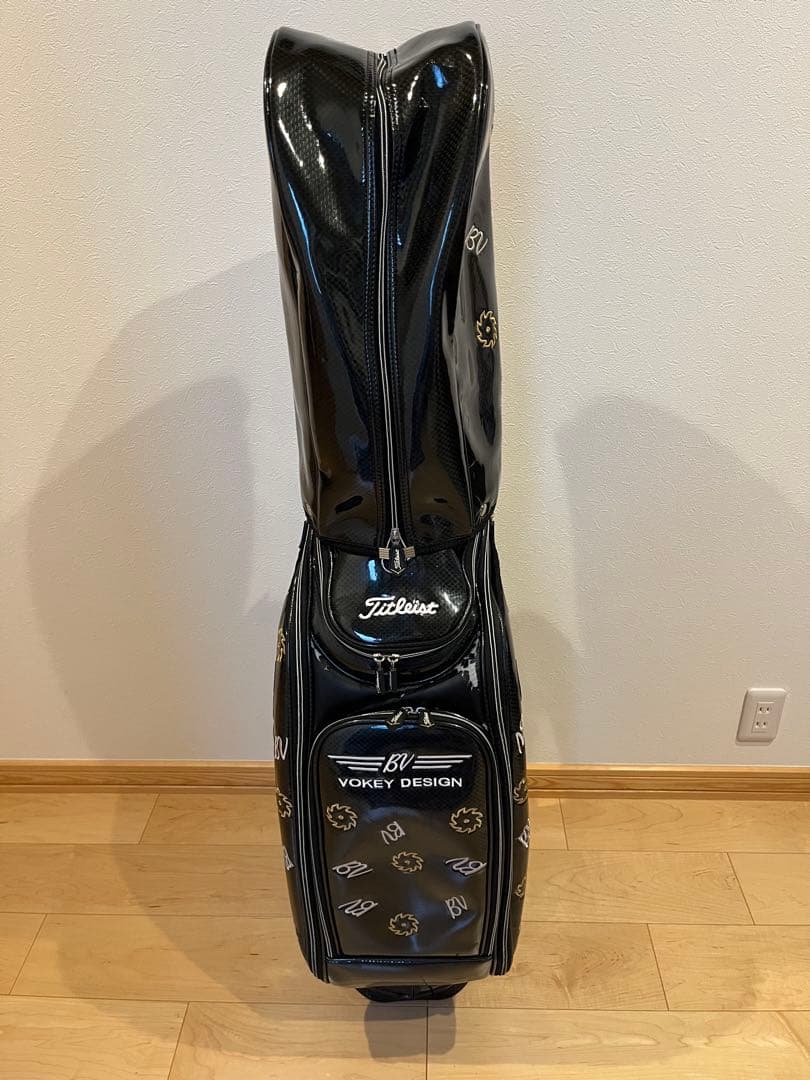 Titleist Vokey Design エナメル キャディバッグ 黒