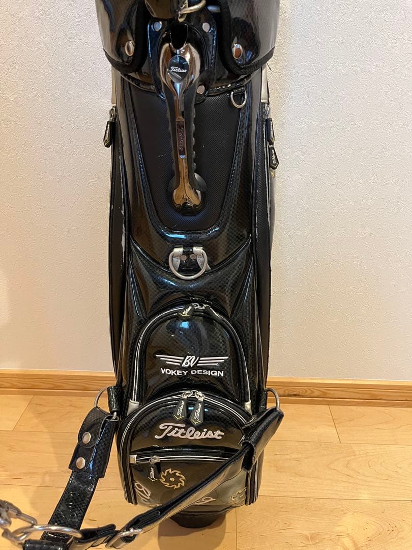 Titleist Vokey Design エナメル キャディバッグ 黒
