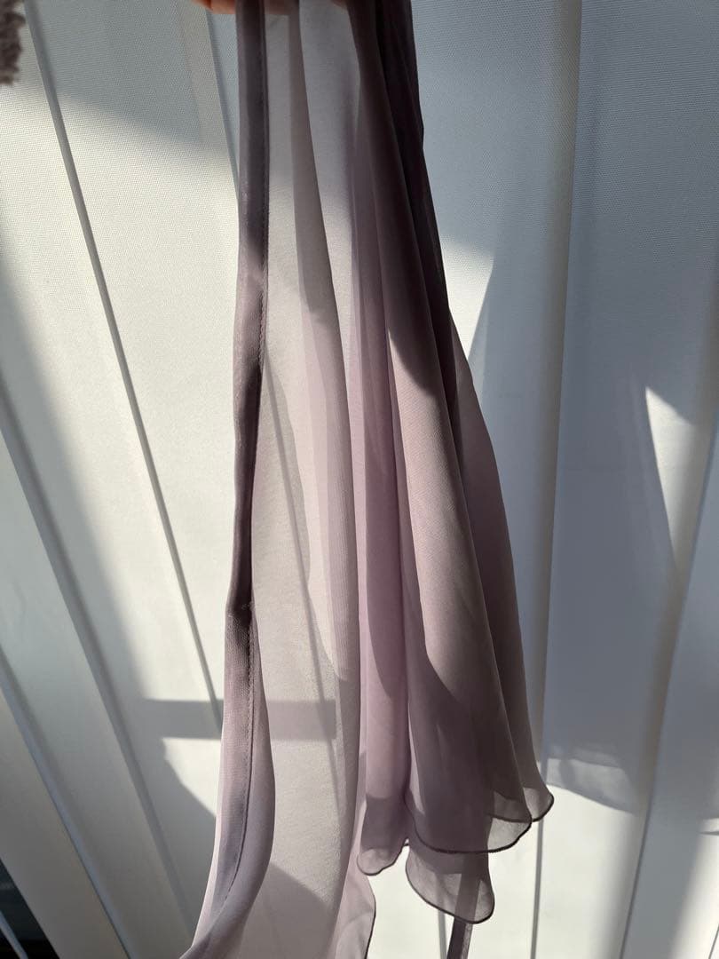 unoa スカート skirt long plum milk