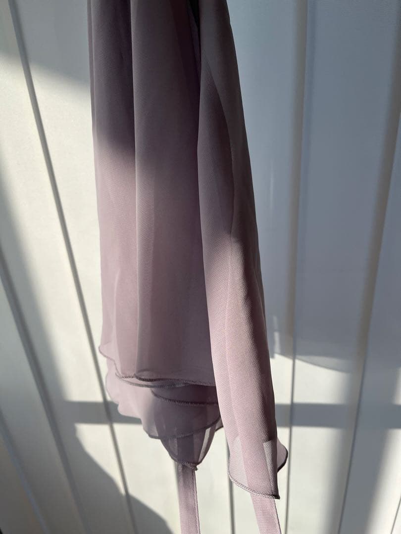 unoa スカート skirt long plum milk