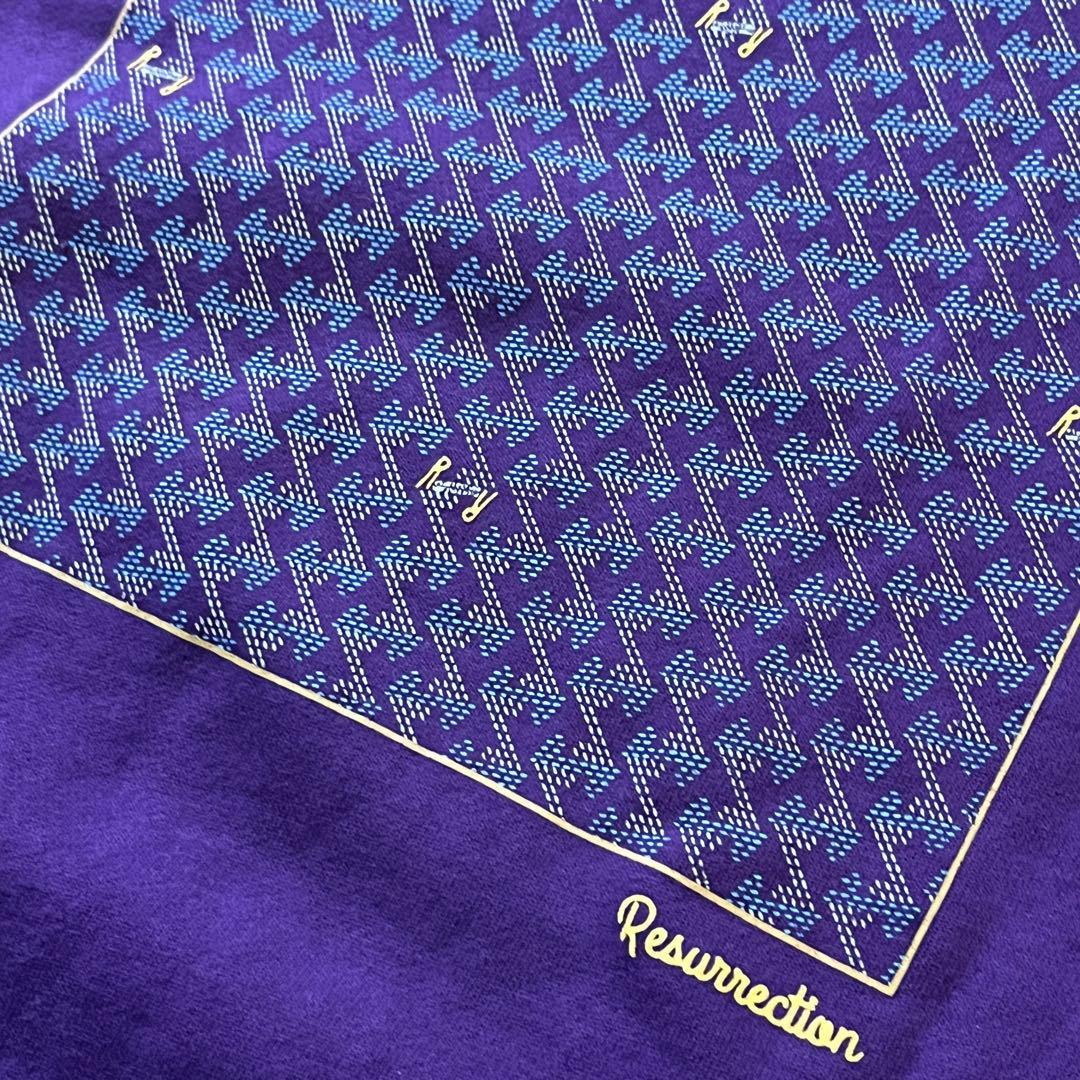XL　レザレクション Resurrection パーカー　ゴルフ　パープル　柄