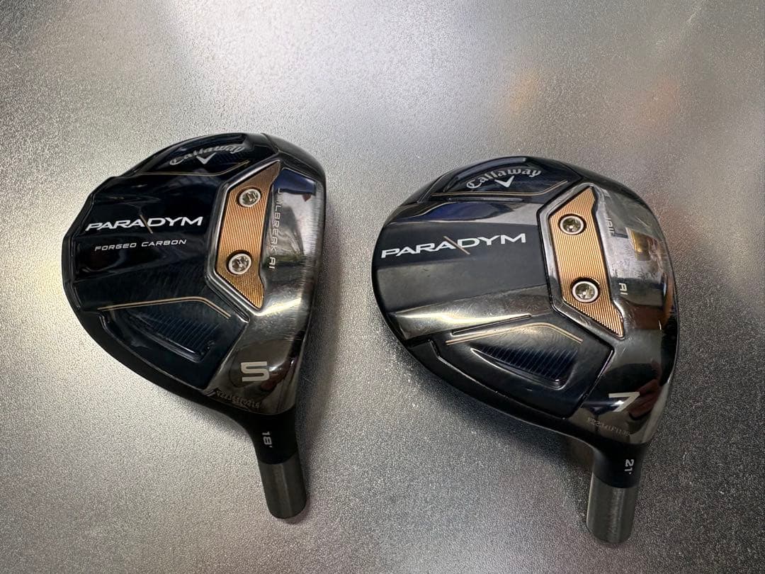 Callaway PARADYM フェアウェイウッド 5w 7w ヘッドのみ