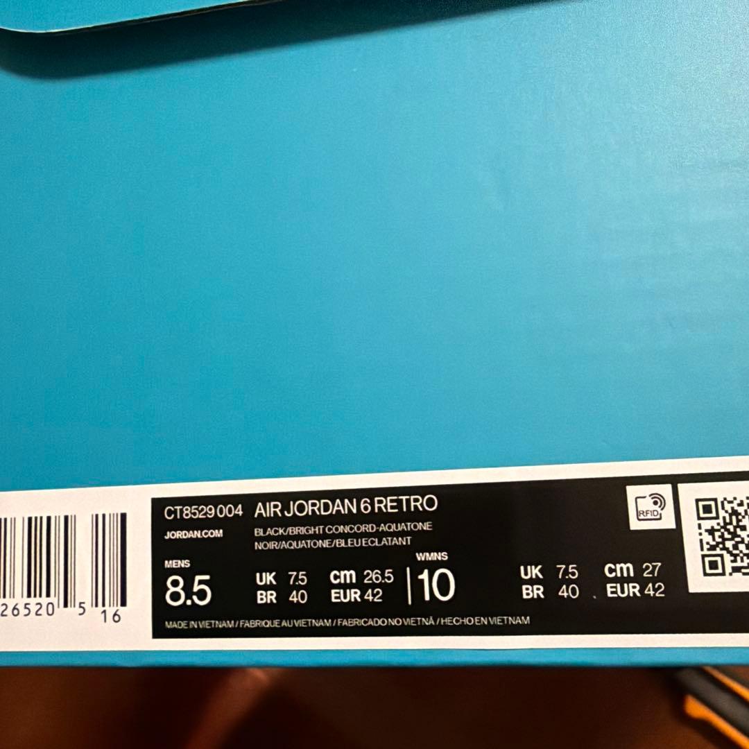 NIKE ナイキ エアジョーダン 6 Retro 新品未使用