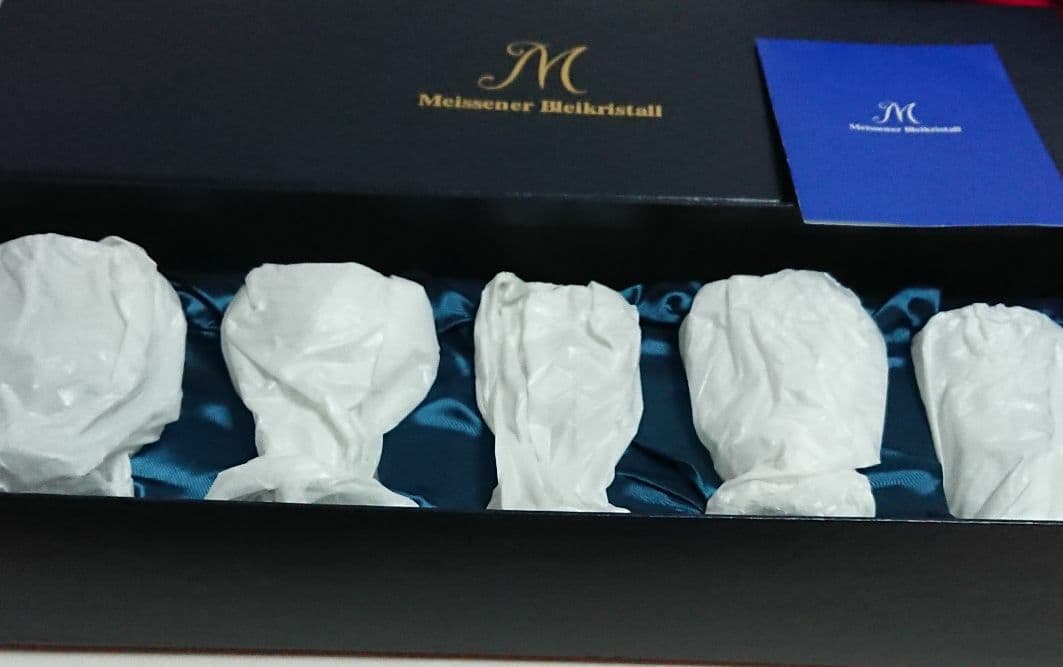 【限定品】 マイセン クリスタル　冷酒グラス