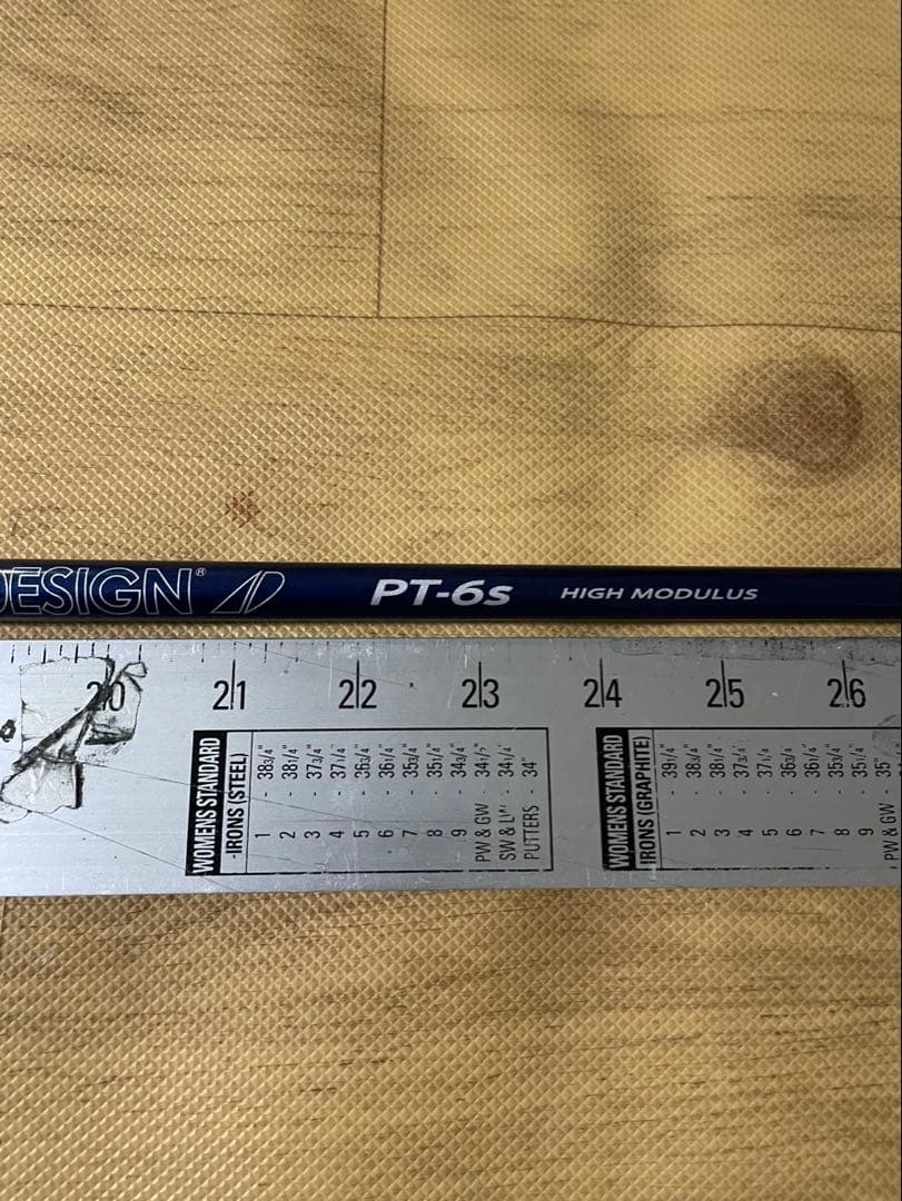 457 ツアーAD PT-6Sハイモジュラス　タイトスリーブ付　ドライバー用