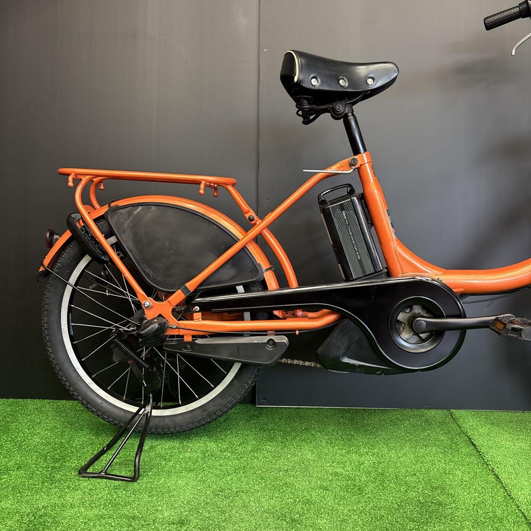 電動自転車 YAMAHA PAS Babby オレンジ 3人乗り対応　75⚫️