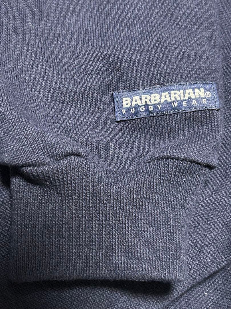 BARBARIAN ネイビー ラガーシャツ XL
