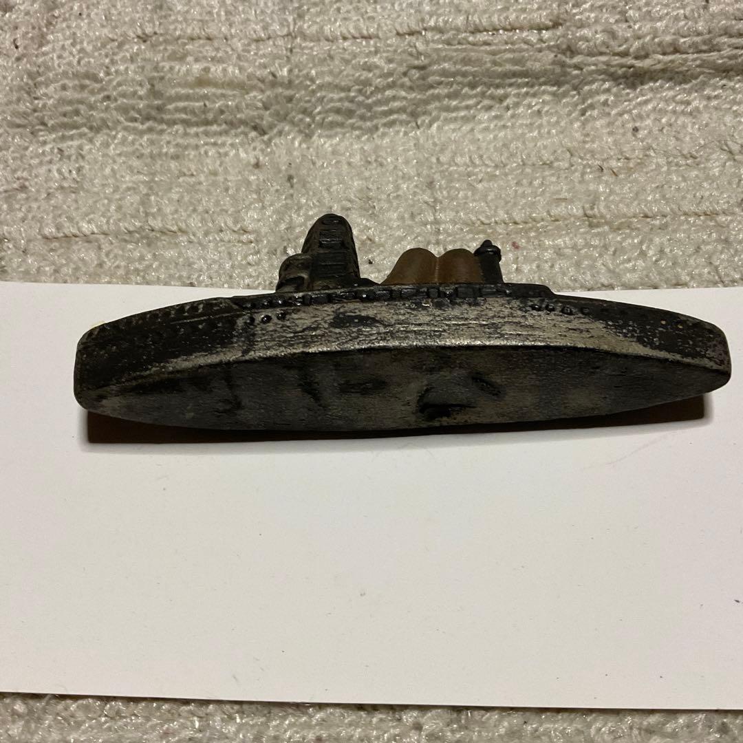 陶器製　兵隊　軍艦、戦車　昭和戦時中　昭和レトロ。年代不明？