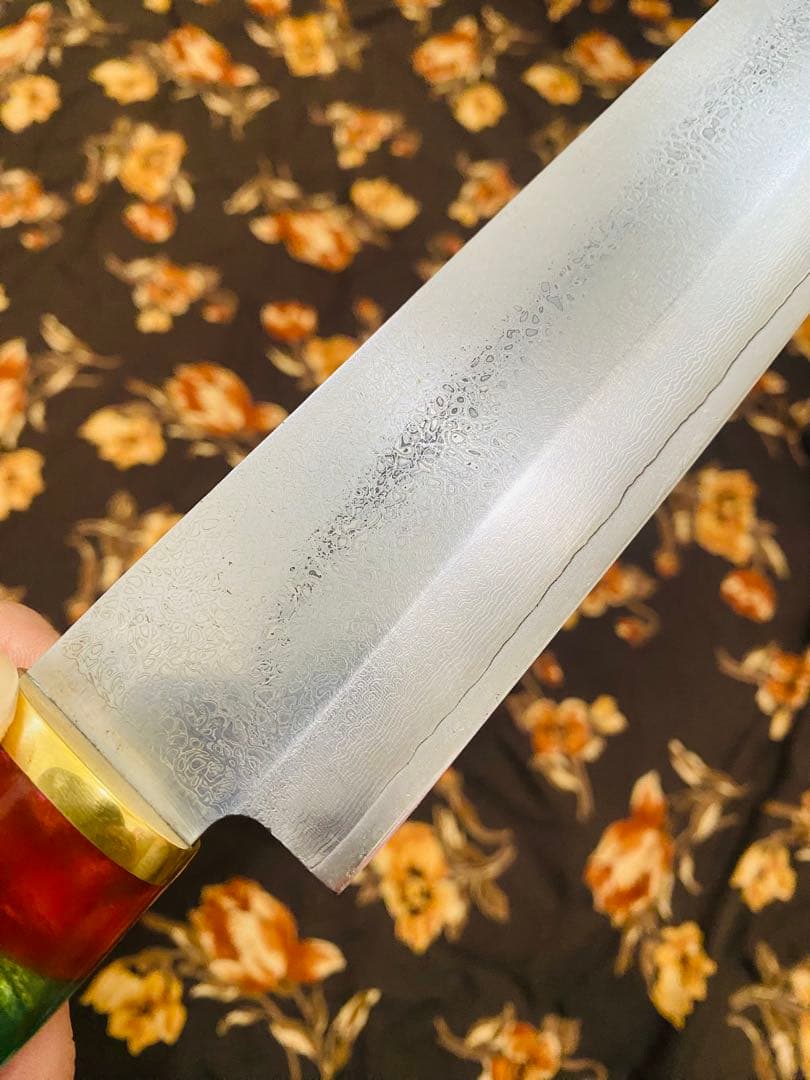 筋引360mm SG2 両刃　ダマスカス 71層