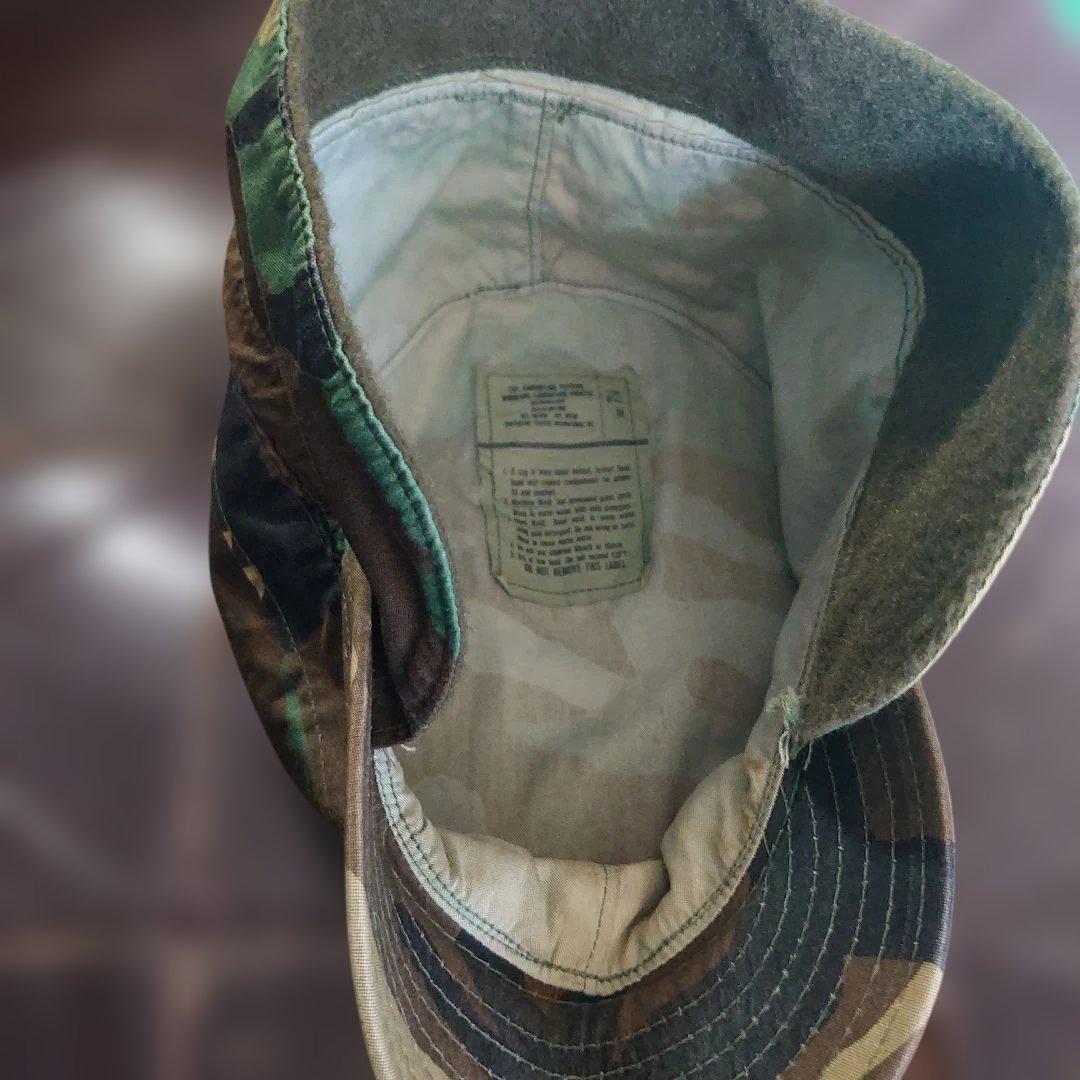 アメリカ米軍　キャップ　ミリタリー　激レア品　上等兵　略称付　冬季使用