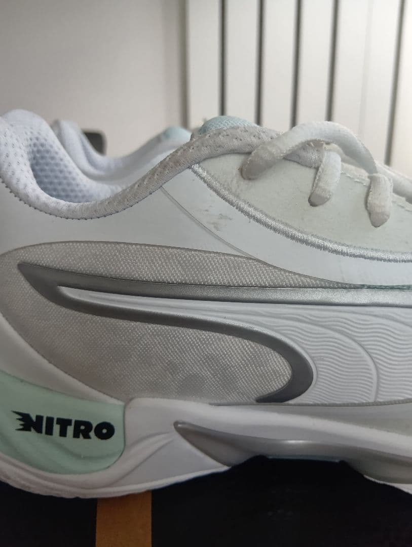 Puma ALL−PRO NITRO SKYBREAK White−aqua